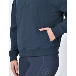 Sudadera polar Dublin con capucha y cremallera 1/4 para mujer Marino Azul marino Sudadera polar Dublin con capucha y cremallera 1/4 para mujer Marino Azul marino