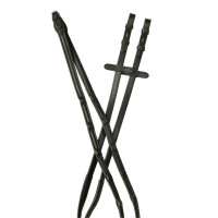 Riendas de cuero Collegiate ComFiTec Opulux Negro Riendas de cuero Collegiate ComFiTec Opulux Negro