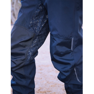 Pantalón impermeable Weatherbeeta Rayne II marine/blanc Azul