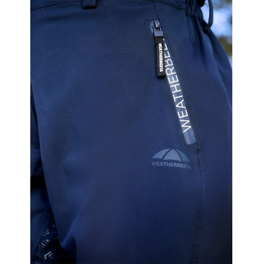 Pantalón impermeable Weatherbeeta Rayne II marine/blanc Azul