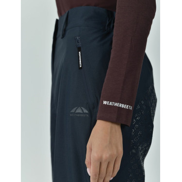 Pantalón impermeable Weatherbeeta Rayne II marine/blanc Azul