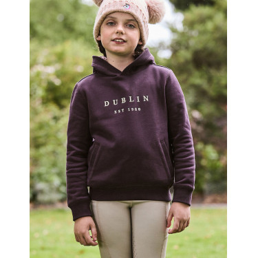Sudadera con capucha Dublin logo Lurex Lilah infantil Ciruela perfecto / oro rosa Sudadera con capucha Dublin logo Lurex Lilah infantil Ciruela perfecto / oro rosa