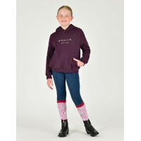 Sudadera con capucha Dublin logo Lurex Lilah infantil Ciruela perfecto / oro rosa Sudadera con capucha Dublin logo Lurex Lilah infantil Ciruela perfecto / oro rosa