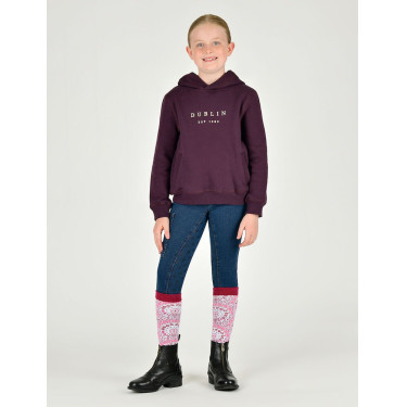 Sudadera con capucha Dublin logo Lurex Lilah infantil Ciruela perfecto / oro rosa Sudadera con capucha Dublin logo Lurex Lilah infantil Ciruela perfecto / oro rosa