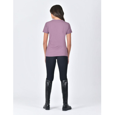 Camiseta Weatherbeeta de manga corta informal UV Vino malva Violeta