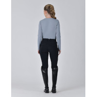 Camiseta Weatherbeeta de manga larga casual con protección UV Azul piedra