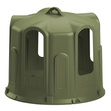 Comedero para heno Kerbl para pacas de heno circulares