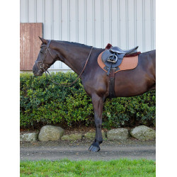 Manta de silla WeatherBeeta de forma de salto Prime Comfy Fleece Castaño Marrón