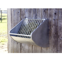 Comedero para heno de metal...