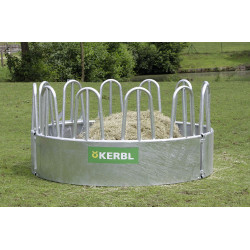 Comedero redondo para heno galvanizado Kerbl