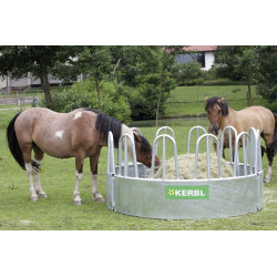 Comedero redondo para heno galvanizado Kerbl