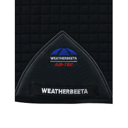 Manta de doma Weatherbeeta Prime Air-Tec con forma anatómica Negro