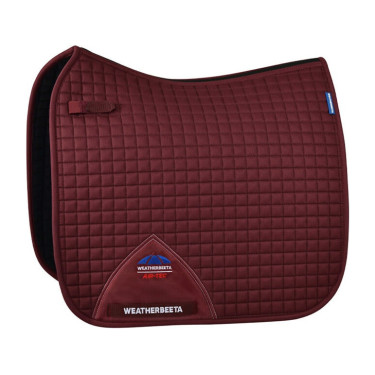Manta de doma Weatherbeeta Prime Air-Tec con forma anatómica Borgoña Burdeos