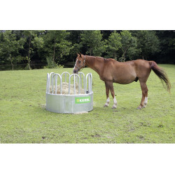 Comedero redondo para heno galvanizado Kerbl