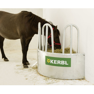 Comedero redondo para heno galvanizado Kerbl
