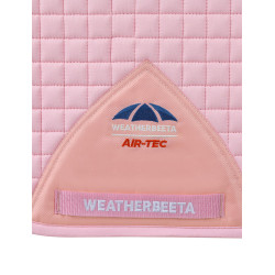 Manta de doma Weatherbeeta Prime Air-Tec con forma anatómica Rosa claro