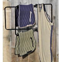 Colgador para mantas Kerbl con 3 brazos Negro