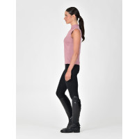 Top sin mangas Dublin transpirable para mujer Rosa polvo