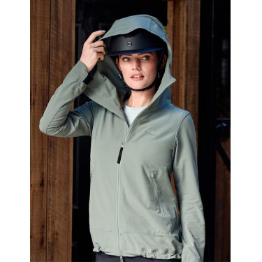 Chaqueta de equitación Weatherbeeta Stretch para mujer Hoja de olivo Verde