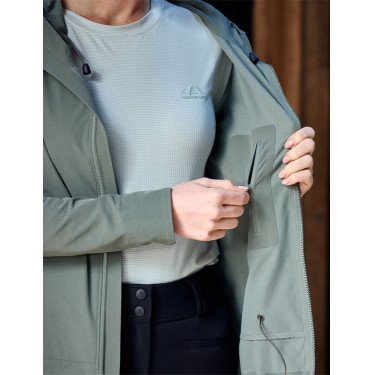 Chaqueta de equitación Weatherbeeta Stretch para mujer Hoja de olivo Verde