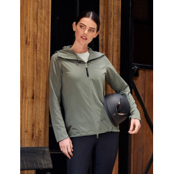 Chaqueta de equitación Weatherbeeta Stretch para mujer Hoja de olivo Verde
