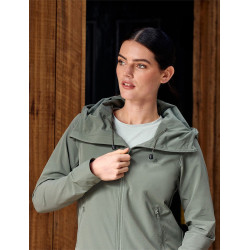 Chaqueta de equitación Weatherbeeta Stretch para mujer Hoja de olivo Verde