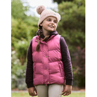Chaleco acolchado sin mangas de forro polar Dublin Patrice Everyday para niño/a Rojo violeta Chaleco acolchado sin mangas de forro polar Dublin Patrice Everyday para niño/a Rojo violeta