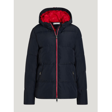 Chaqueta Tommy Hilfiger Equestrian Sidney para mujer Cielo del desierto Azul Chaqueta Tommy Hilfiger Equestrian Sidney para mujer Cielo del desierto Azul