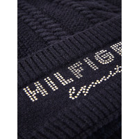 Gorro con pompón Tommy Hilfiger Equestrian Perry Cielo del desierto Azul Gorro con pompón Tommy Hilfiger Equestrian Perry Cielo del desierto Azul