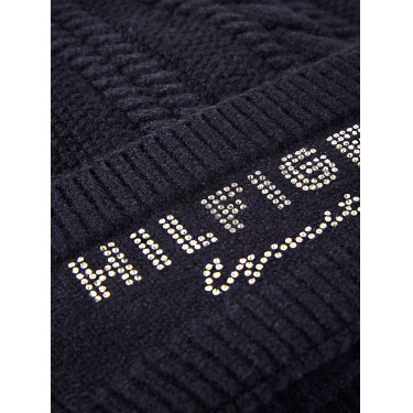 Gorro con pompón Tommy Hilfiger Equestrian Perry Cielo del desierto Azul Gorro con pompón Tommy Hilfiger Equestrian Perry Cielo del desierto Azul