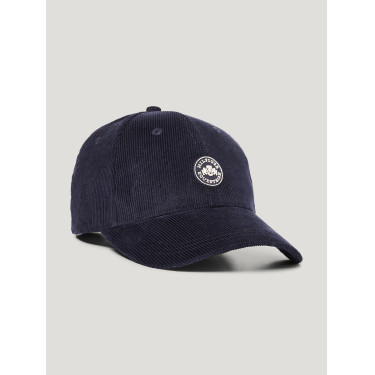 Gorra Tommy Hilfiger Equestrian de pana Watson Cielo del desierto Azul Gorra Tommy Hilfiger Equestrian de pana Watson Cielo del desierto Azul