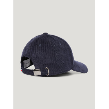 Gorra Tommy Hilfiger Equestrian de pana Watson Cielo del desierto Azul Gorra Tommy Hilfiger Equestrian de pana Watson Cielo del desierto Azul