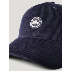 Gorra Tommy Hilfiger Equestrian de pana Watson Cielo del desierto Azul Gorra Tommy Hilfiger Equestrian de pana Watson Cielo del desierto Azul