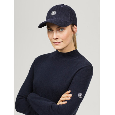 Gorra Tommy Hilfiger Equestrian de pana Watson Cielo del desierto Azul Gorra Tommy Hilfiger Equestrian de pana Watson Cielo del desierto Azul