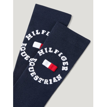 Calcetines cortos Tommy Hilfiger Equestrian Leon Cielo del desierto Azul Calcetines cortos Tommy Hilfiger Equestrian Leon Cielo del desierto Azul