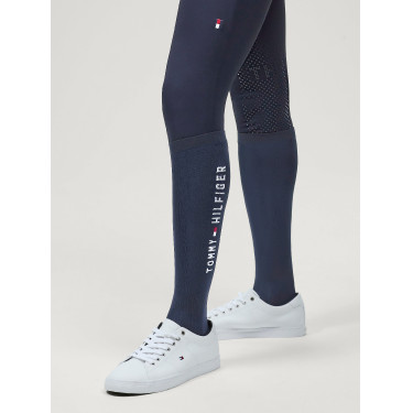Calcetines Tommy Hilfiger Equestrian Clifton Cielo del desierto Azul Calcetines Tommy Hilfiger Equestrian Clifton Cielo del desierto Azul