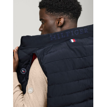 Chaleco acolchado sin mangas Tommy Hilfiger Equestrian Lewis para hombre Cielo del desierto Azul Chaleco acolchado sin mangas Tommy Hilfiger Equestrian Lewis para hombre Cielo del desierto Azul