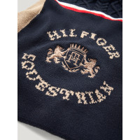 Bufanda de punto Tommy Hilfiger Equestrian Hyde Cielo del desierto Azul