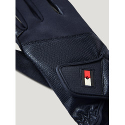 Guantes de equitación Tommy Hilfiger Equestrian Bryce Cielo del desierto Azul Guantes de equitación Tommy Hilfiger Equestrian Bryce Cielo del desierto Azul