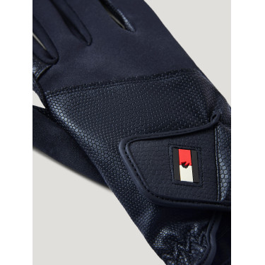 Guantes de equitación Tommy Hilfiger Equestrian Bryce Cielo del desierto Azul Guantes de equitación Tommy Hilfiger Equestrian Bryce Cielo del desierto Azul