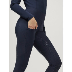 Legging Tommy Hilfiger Equestrian Elmira Winter con strass full grip mujer Cielo del desierto Azul