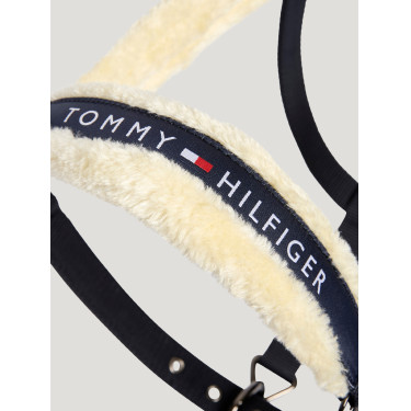 Cabezada y ramal Tommy Hilfiger Equestrian Yale con borreguillo Cielo del desierto Azul Cabezada y ramal Tommy Hilfiger Equestrian Yale con borreguillo Cielo del desierto Azul
