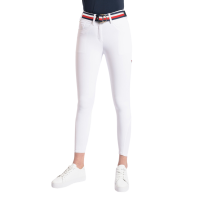 Pantalón de competición Tommy Hilfiger Equestrian Geneva para mujer con grip en las rodillas Blanco óptico