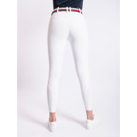 Pantalón de competición Tommy Hilfiger Equestrian Geneva para mujer con grip en las rodillas Blanco óptico