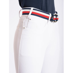 Pantalón de competición Tommy Hilfiger Equestrian Geneva para mujer con grip en las rodillas Blanco óptico Pantalón de competición Tommy Hilfiger Equestrian Geneva para mujer con grip en las rodillas Blanco óptico