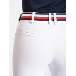 Pantalón de competición Tommy Hilfiger Equestrian Geneva para mujer con grip en las rodillas Blanco óptico Pantalón de competición Tommy Hilfiger Equestrian Geneva para mujer con grip en las rodillas Blanco óptico