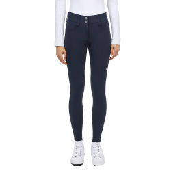 Pantalón Tommy Hilfiger Equestrian Victoria full grip mujer Cielo del desierto Azul