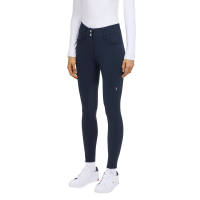 Pantalón Tommy Hilfiger Equestrian Victoria con grip en las rodillas para mujer Cielo del desierto Azul Pantalón Tommy Hilfiger Equestrian Victoria con grip en las rodillas para mujer Cielo del desierto Azul