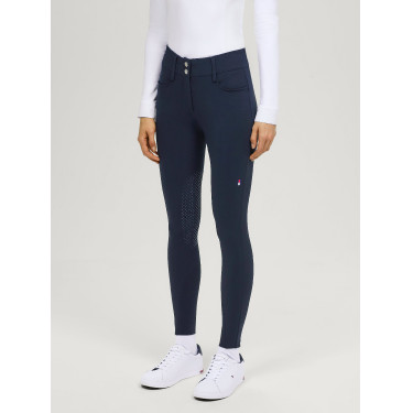 Pantalón Tommy Hilfiger Equestrian Victoria con grip en las rodillas para mujer Cielo del desierto Azul Pantalón Tommy Hilfiger Equestrian Victoria con grip en las rodillas para mujer Cielo del desierto Azul