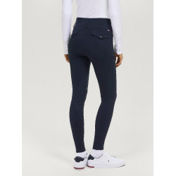 Pantalón Tommy Hilfiger Equestrian Victoria con grip en las rodillas para mujer Cielo del desierto Azul